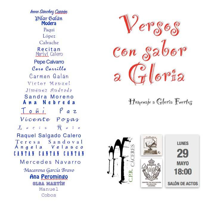 VERSOS CON SABOR A GLORIA